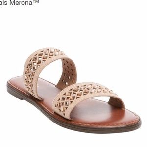Tan Slip on Sandals